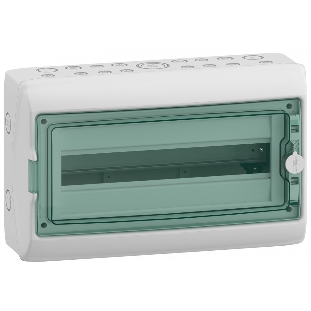 Tablou electric aparent Kaedra, Ip 65, 1 X 18 Module, Usa Transparenta, Schneider,13982