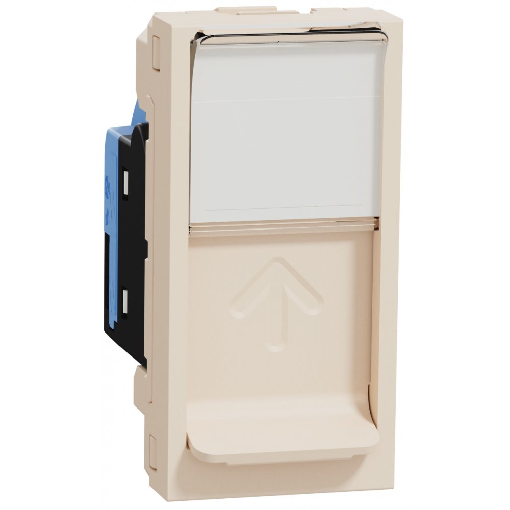 Priza RJ45, CAT5 UTP, 1m Schneider Noua Unica NU341044, bej