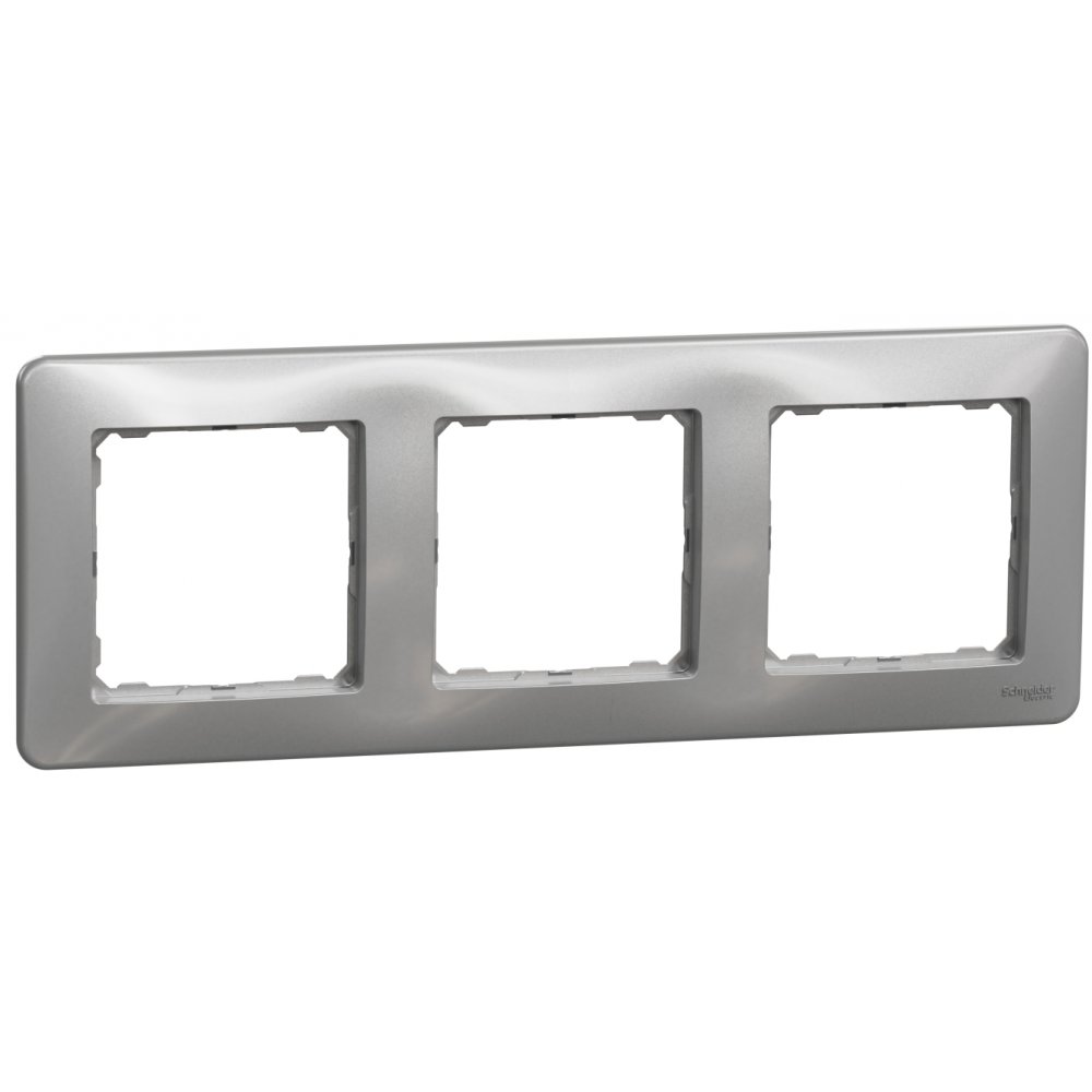 Rama tripla, Schneider, SDD313803, Sedna Design, aluminiu