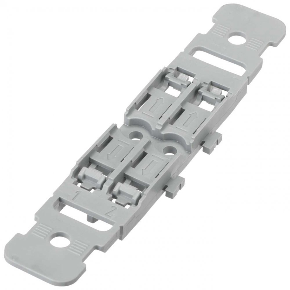 Set 5 bucati suporti pentru 2 cleme prelungire cabluri Wago cu prindere pe sina Wago 221-2502