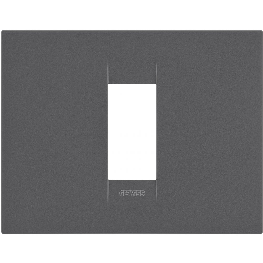 Rama 1 modul Gewiss Chorus Geo GW16401VN, negru satin