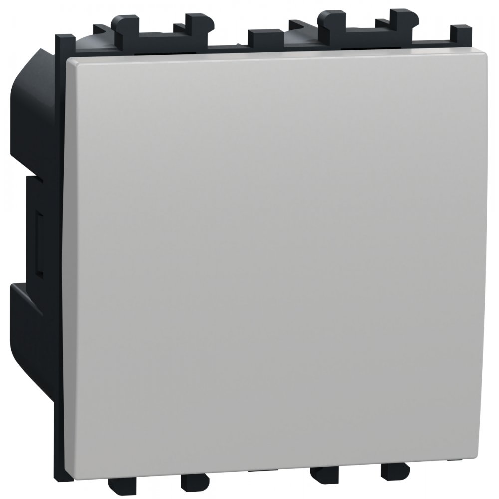 Intrerupator cap cruce 2 module Schneider Easy Styl LMR1901004, argintiu