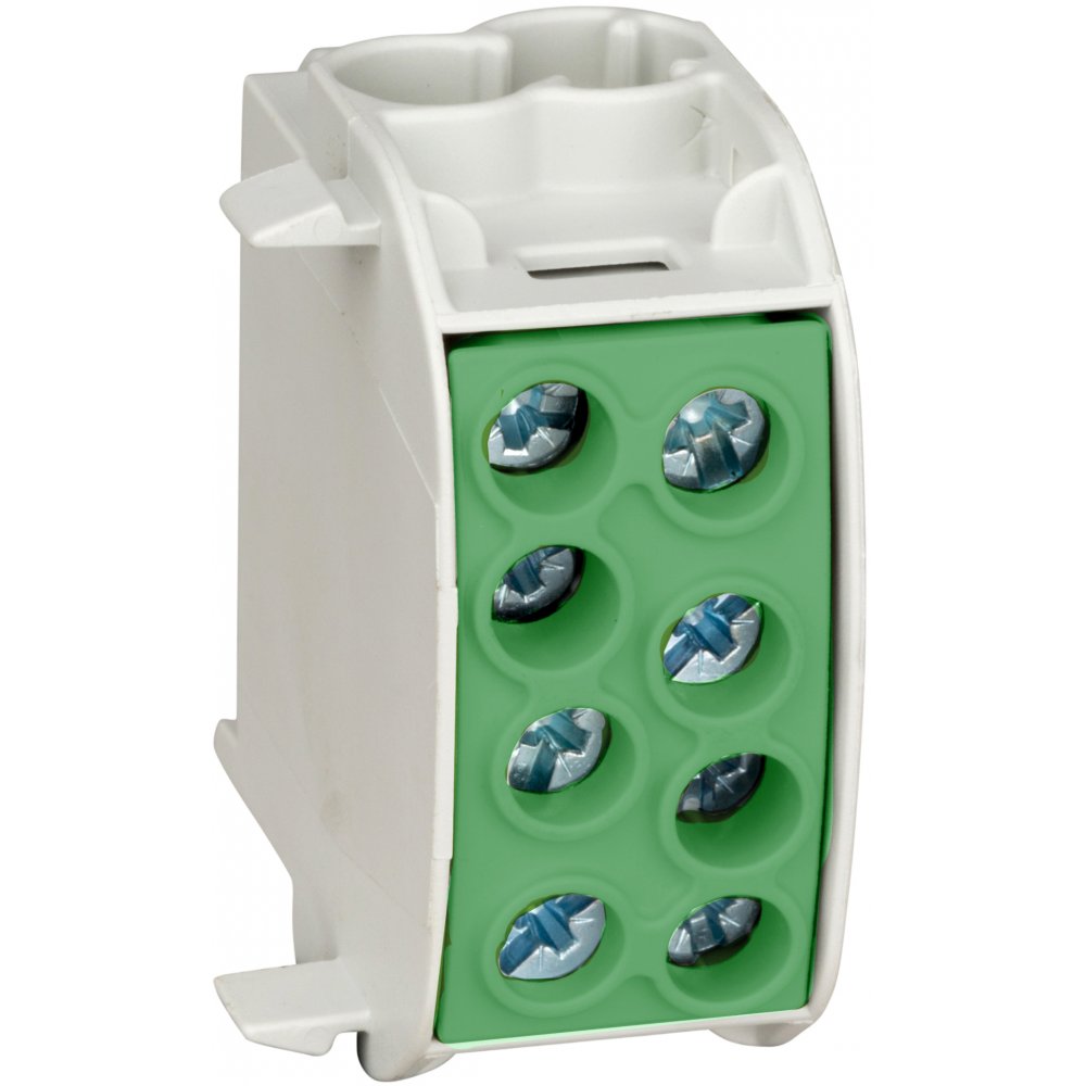 Clema derivatie, 35mm , 1P, Schrack IK026230 / 080210-X-4 galben/verde