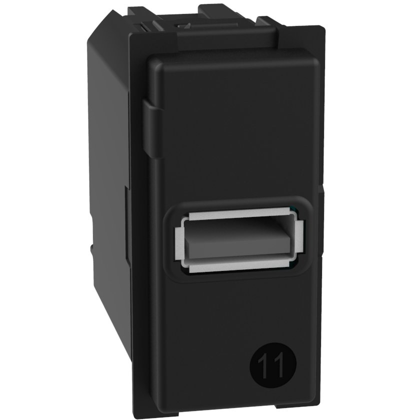 Incarcator usb tip A 15W Bticino Living Now K4191A, alb, negru, nisip