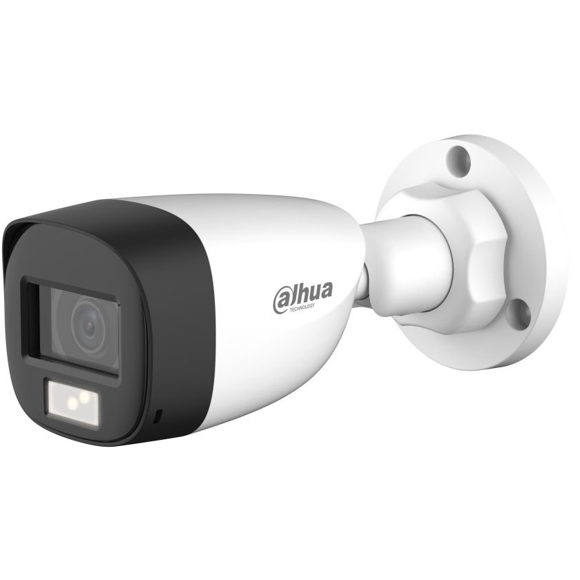 Camera HDCVI Eco Series Dahua HAC-HFW1200CL-IL-A-0360B-S6, 2MP, lentila 3.6mm, Smart Dual Light 20m, microfon, IP67