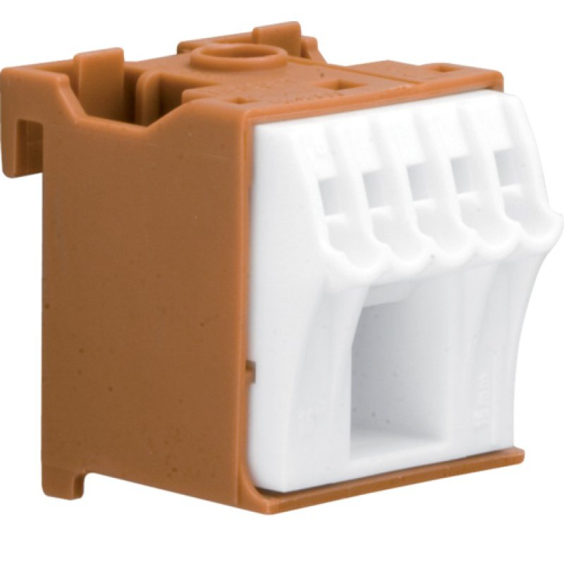 Borniera de faza 6 borne Quick Connect Hager KN06P