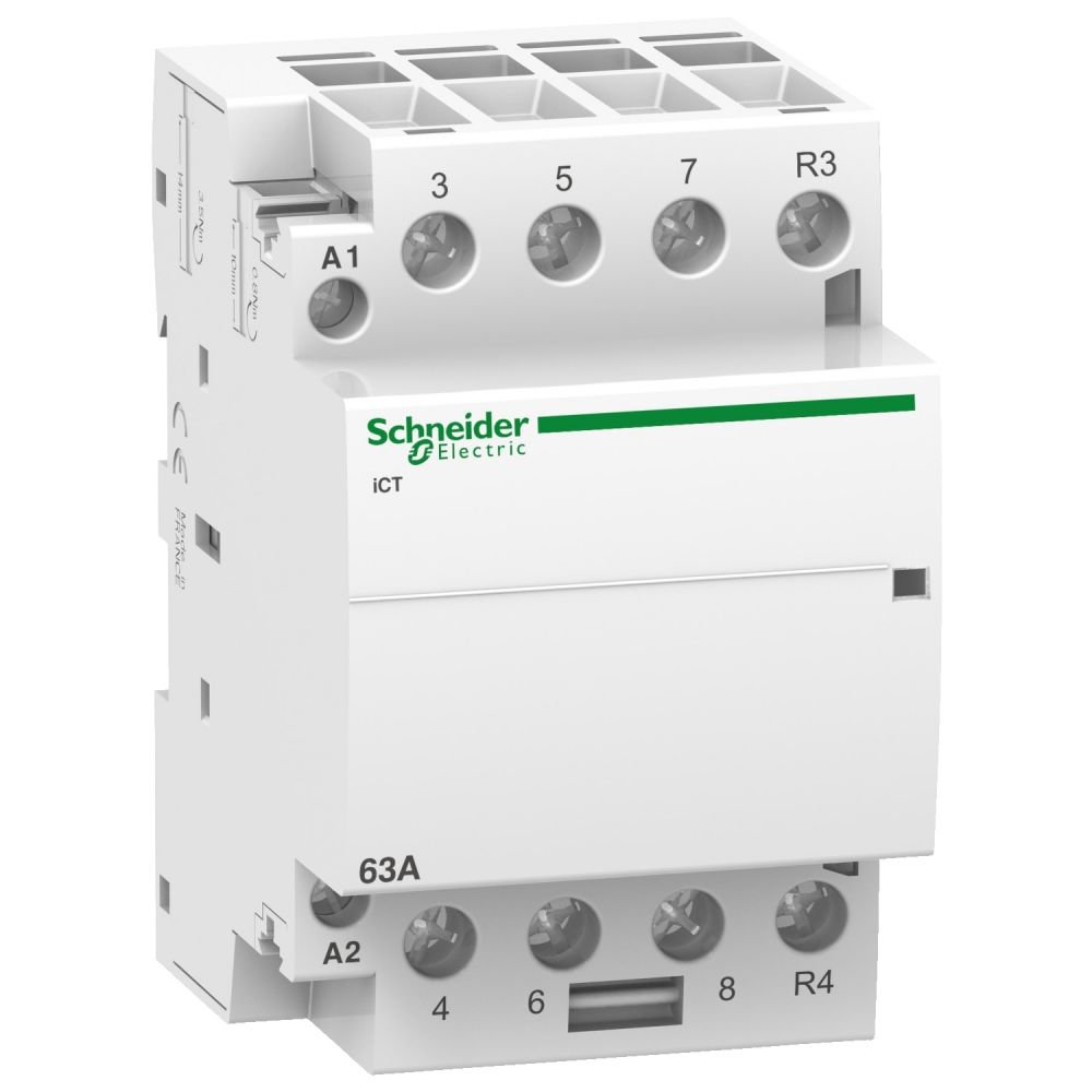 Contactor Ict 63A 3ND+1NI 220/240V 50Hz Schneider A9C20869