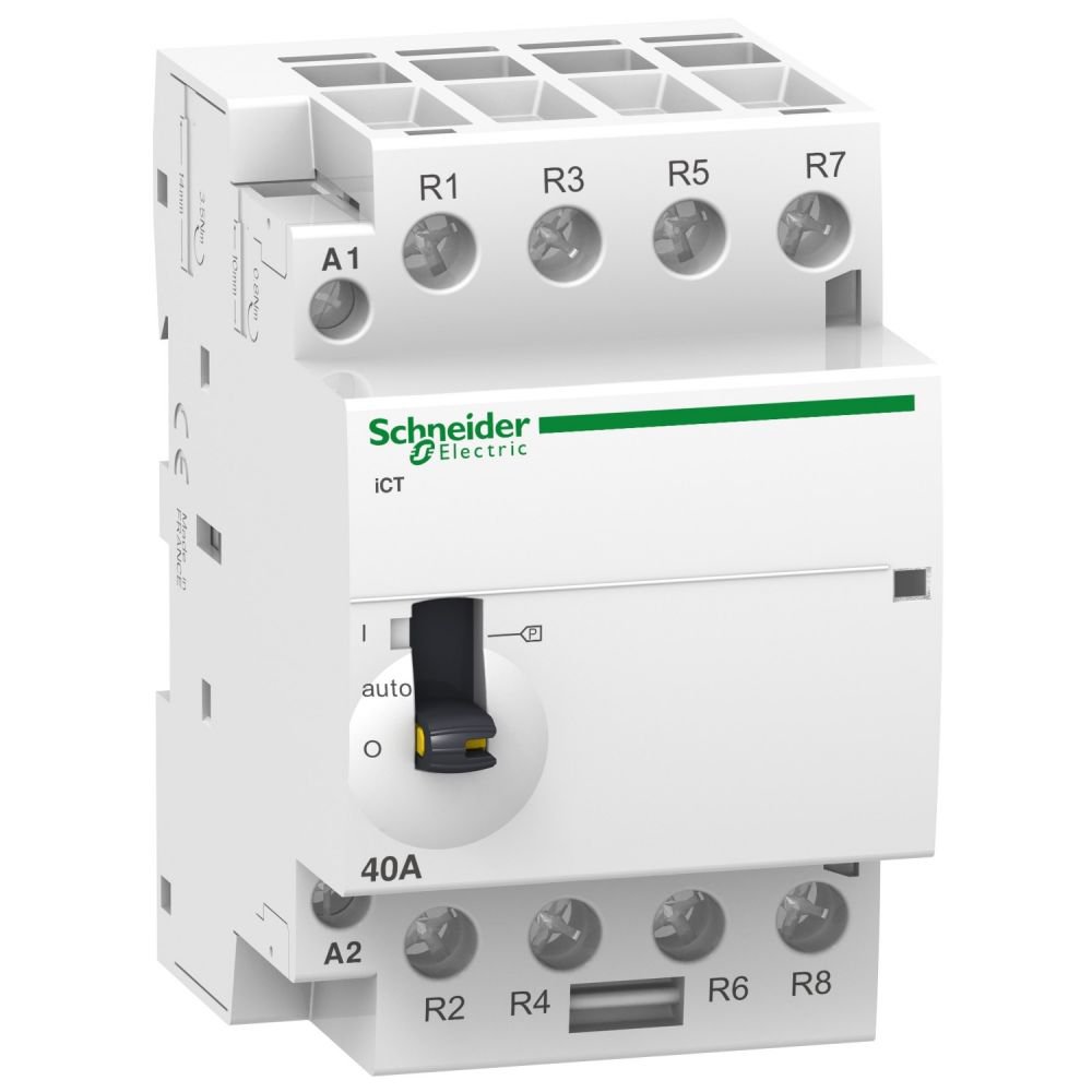 Contactor Ict comanda manuala 63A 4ND 220/240V 50Hz Schneider A9C21864