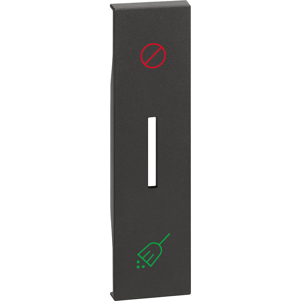 Placa pentru referintele K4027H si K4027V127H Bticino Living Now KG06H, negru