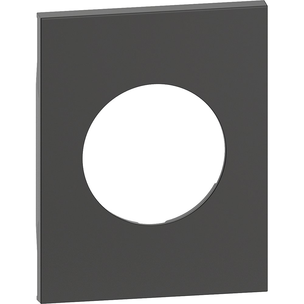 Placa 3 module adecvata pentru prize standard german Bticino Living Now KG04M3, negru