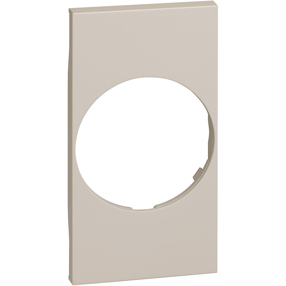 Placa adecvata pentru prize standard german 2 module Bticino Living Now KM04, nisip