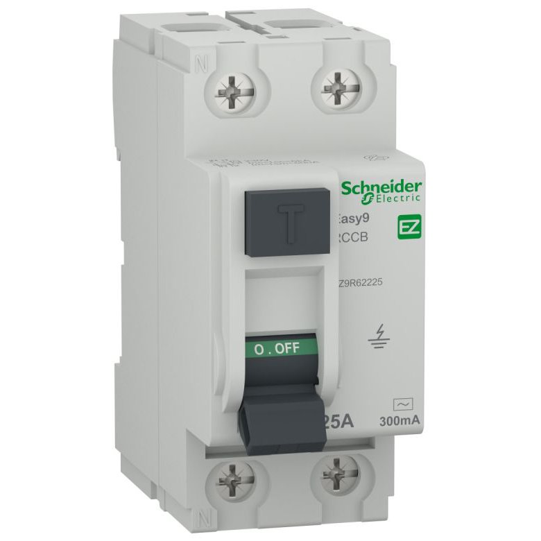 Intrerupator diferential RCCB Easy9 2P 25A/300mA tip AC Schneider EZ9R62225