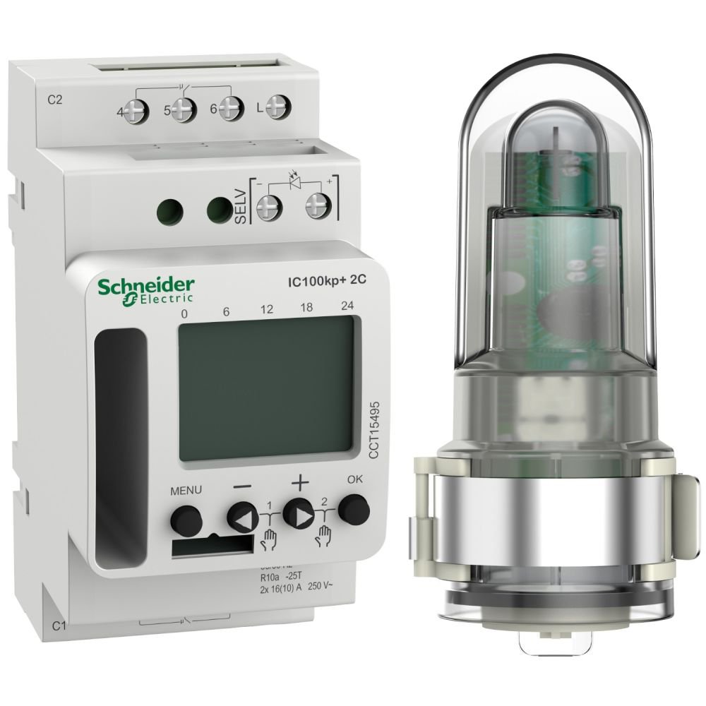 Intrerupator crepuscular IC100KP+ 2C Schneider CCT15495