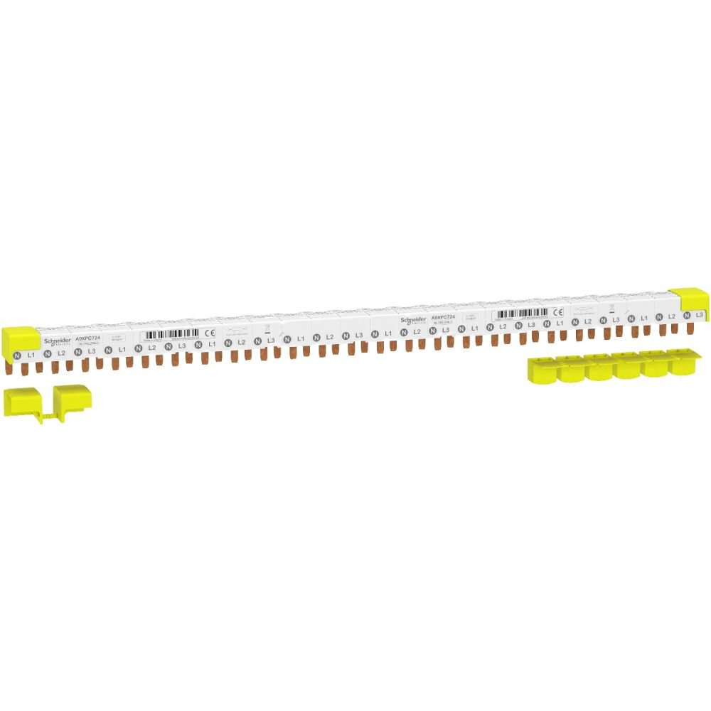 Pieptene (busbar) Acti9 3P+N 24 module Schneider A9XPC724