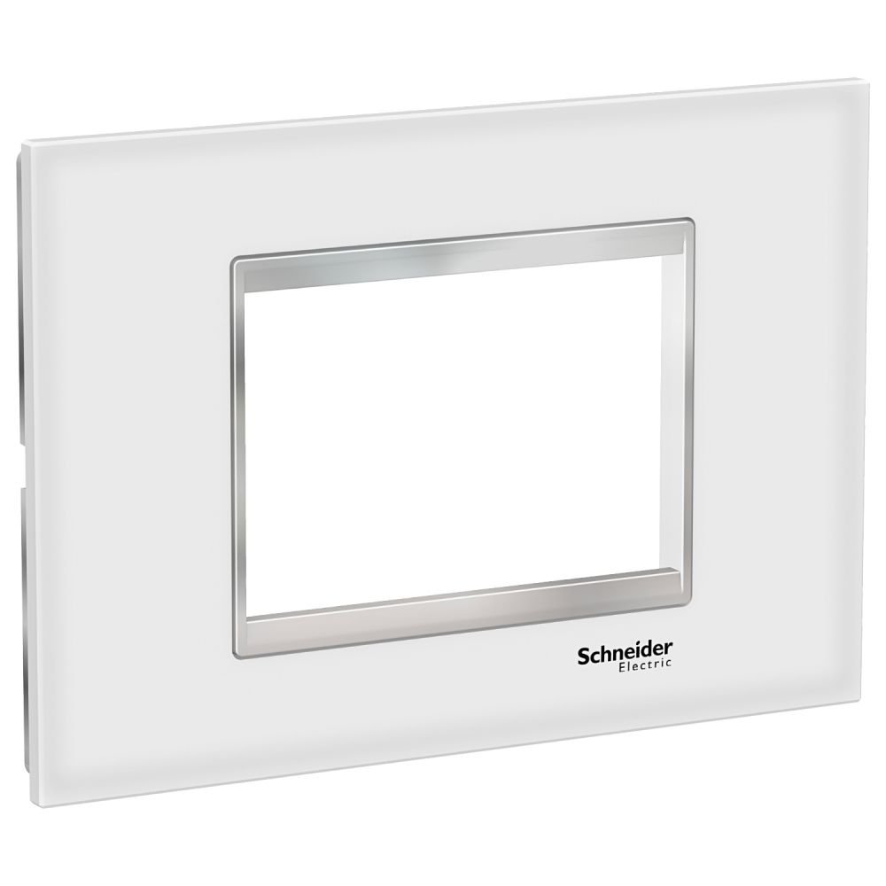 Rama sticla 3M Schneider Easy Styl LMR7963038, alb/crom