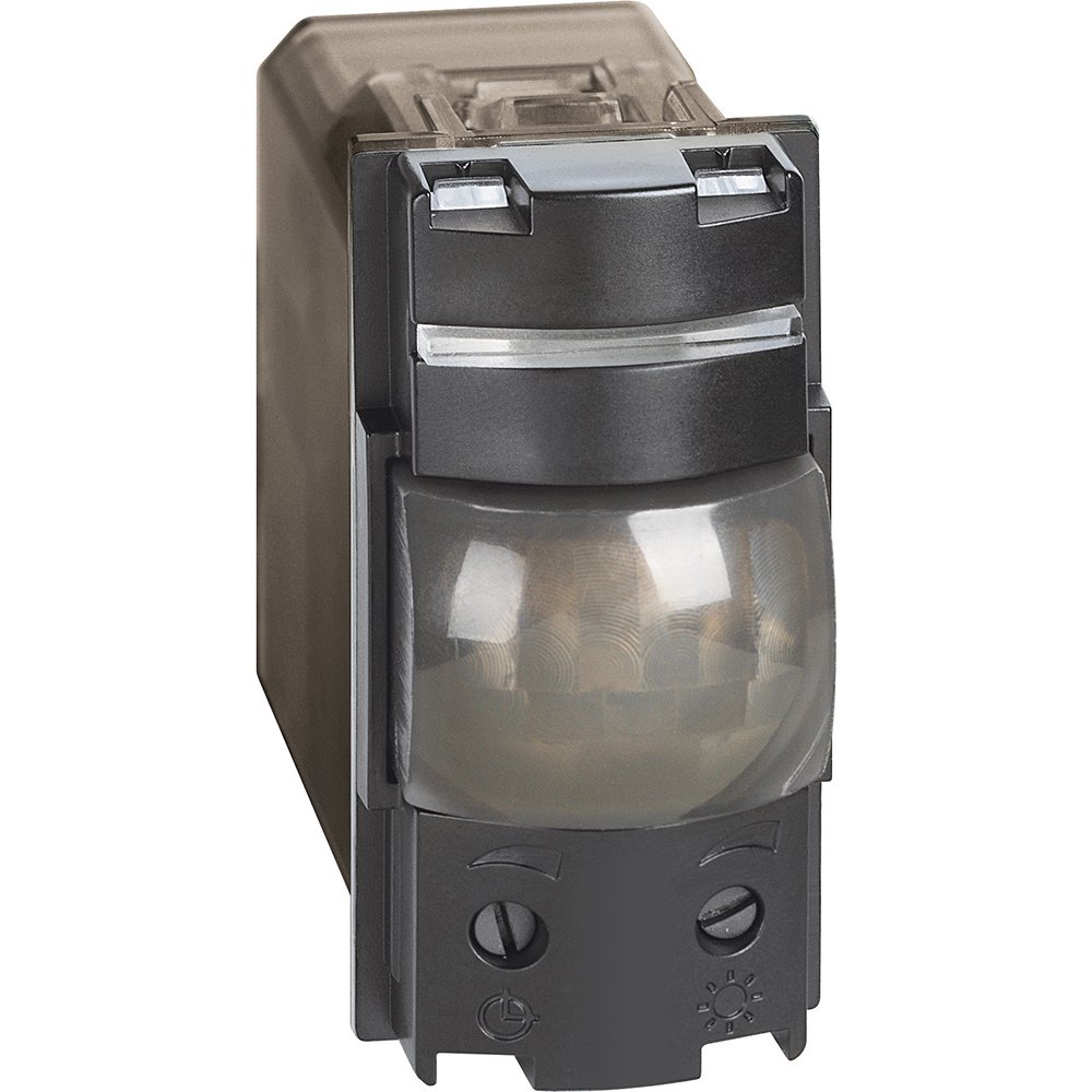 Intrerupator cu senzor de miscare pasiv cu raze infrarosii Bticino Living Now K4431, alb, negru