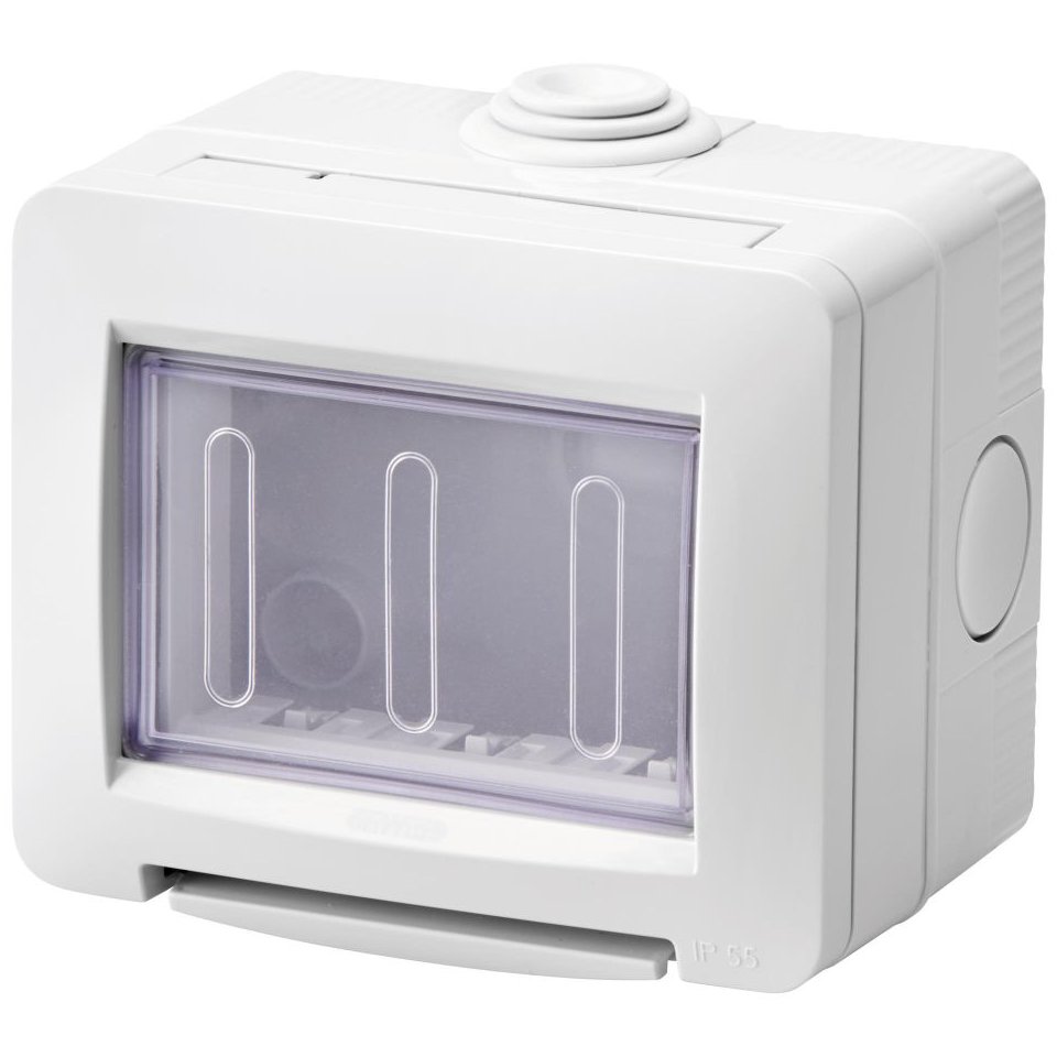 Doza de etansare aplicata 3 module IP55 Gewiss Chorus GW16513