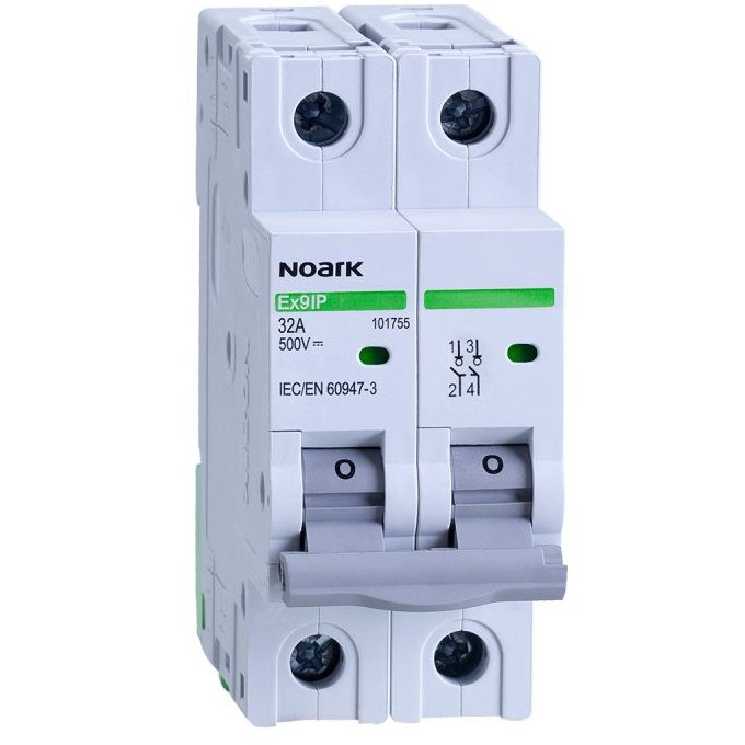 Separator de sarcina pentru fotovoltaice Ex9IP 2P 63A DC Noark 101757