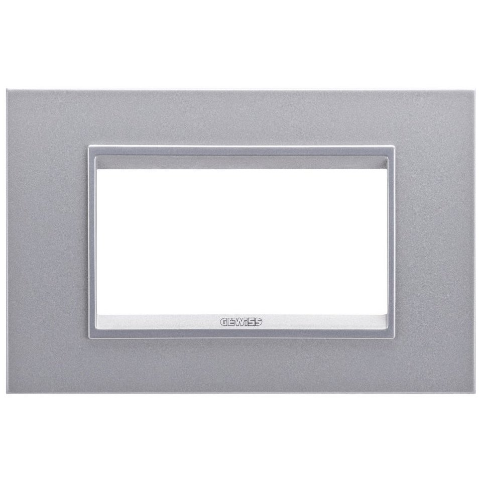 Rama ornament 4 module Gewiss Chorus Lux GW16204YT, titan