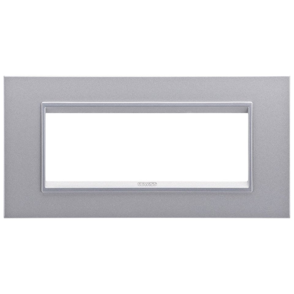 Rama ornament 6 module Gewiss Chorus Lux GW16206YT, titan