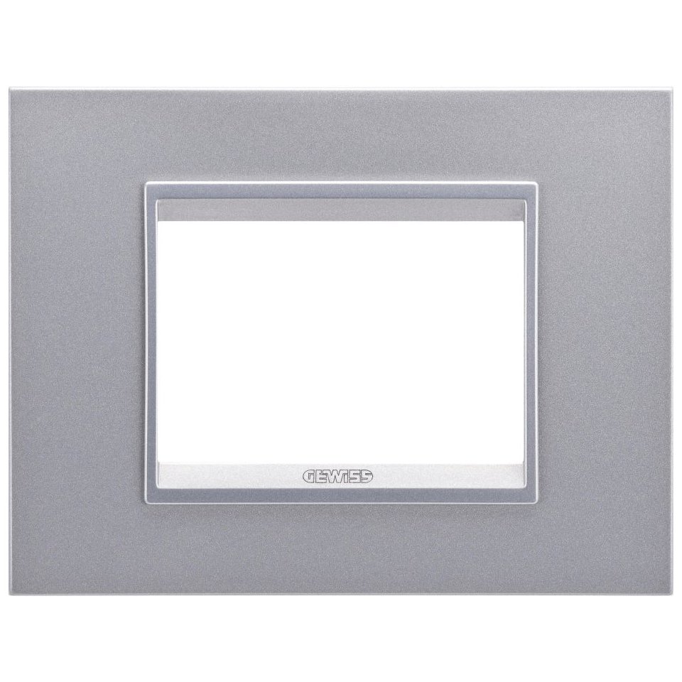 Rama ornament 3 module Gewiss Chorus Lux GW16203YT, titan