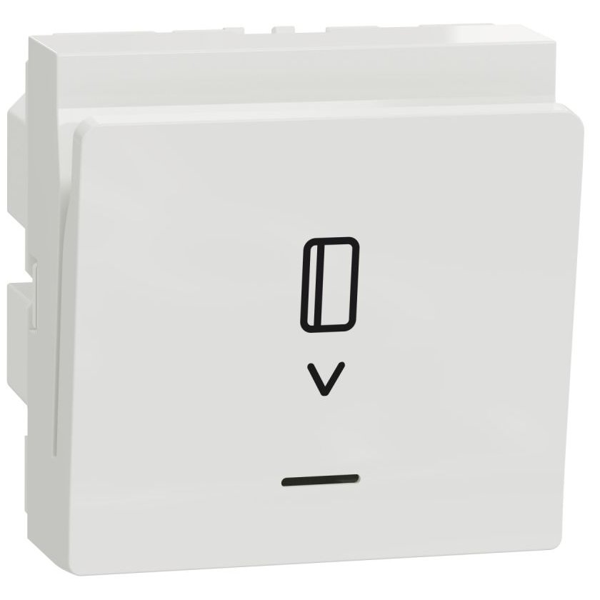 Intrerupator cartela temporizare 8A 2 module Schneider Noua Unica NU354018, alb