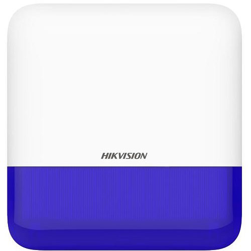 Sirena de exterior wireless AXPRO Hikvision DS-PS1-E-WE-B Blue Indicator