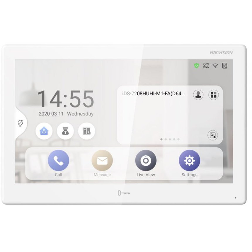 Post interior videointerfon WIFI Hikvision DS-KH9510-WTE1, PoE