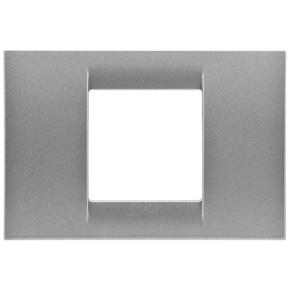 Rama ornament 2 module Gewiss System Virna GW22282, titan