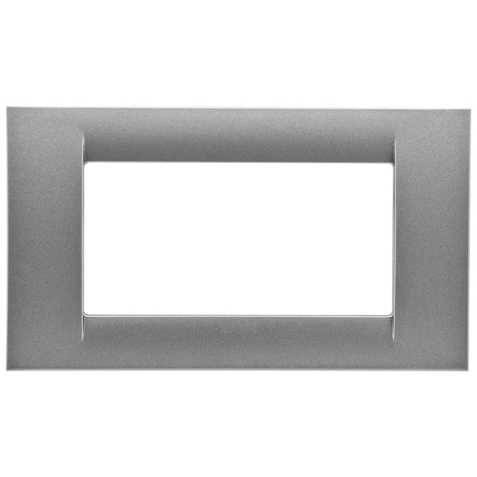 Rama ornament 4 module Gewiss System Virna GW22284, titan