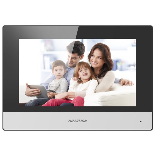 Monitor videointerfon 7" color Hikvision DS-KH6320-TE1; ecran LCD 7" color cu touch screeen, rezolutie ecran 1024