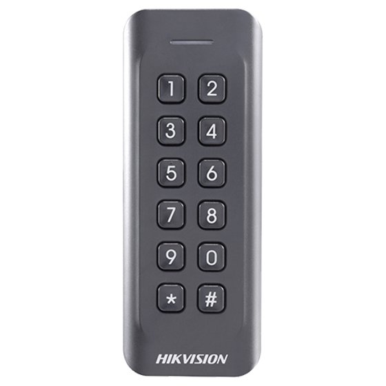 Cititor de proximitate Hikvision DS-K1802MK cu tastatura integrata si cartele Mifare 13.56MHz