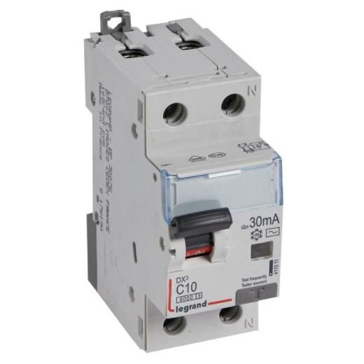 Disjunctor cu protectie diferentiala 1P+N 10A/30mA Legrand 411000