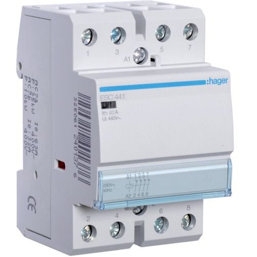 Contactor 40A, 4NI, 230V Hager ESC441