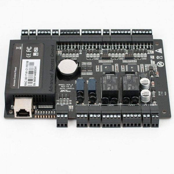 Centrala de control acces pentru 2 usi bidirectionale ZKTeco CCA3-2-2PRO software ZKBio Security