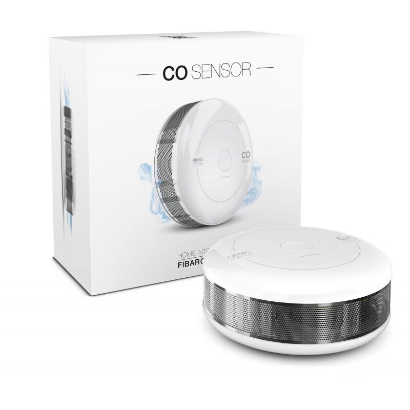 Detector de Monoxid de Carbon FGCD-001 Wireless Compatibil cu Z-Wave Alb