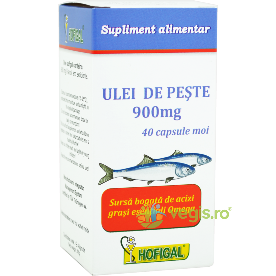 Ulei de Peste 900mg 40cps moi
