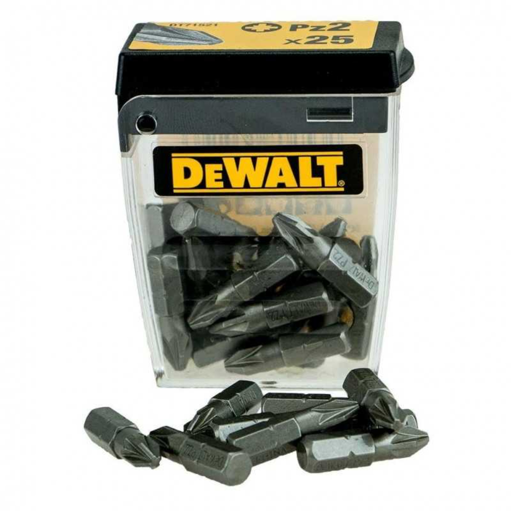Set capete insurubare PZ2 DeWalt DT71521, 25 mm, 25 bucati