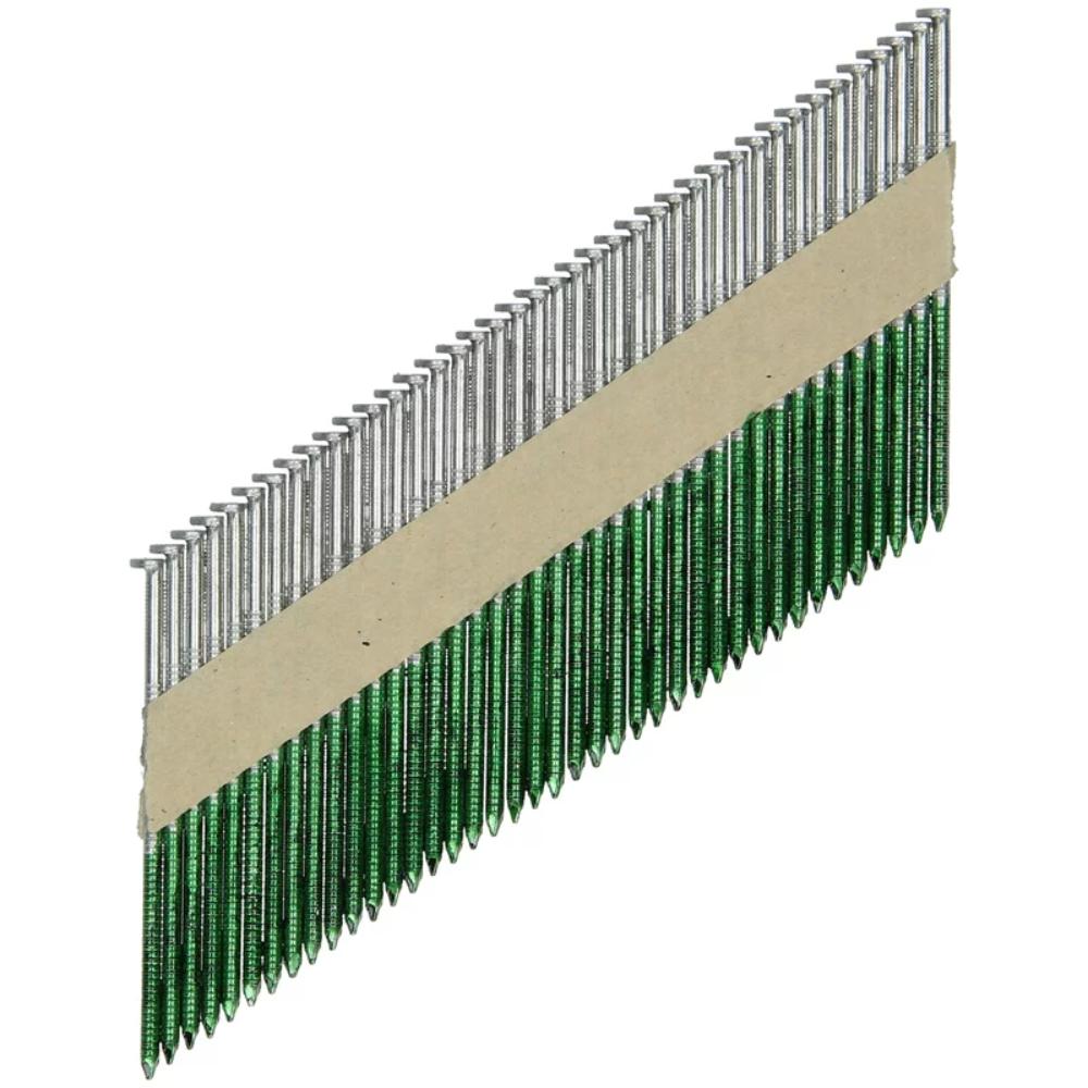 Cuie colate galvanizate cap D Hikoki, varf diamantat, 2.8 x 75 mm, banda hartie, 2500 bucati