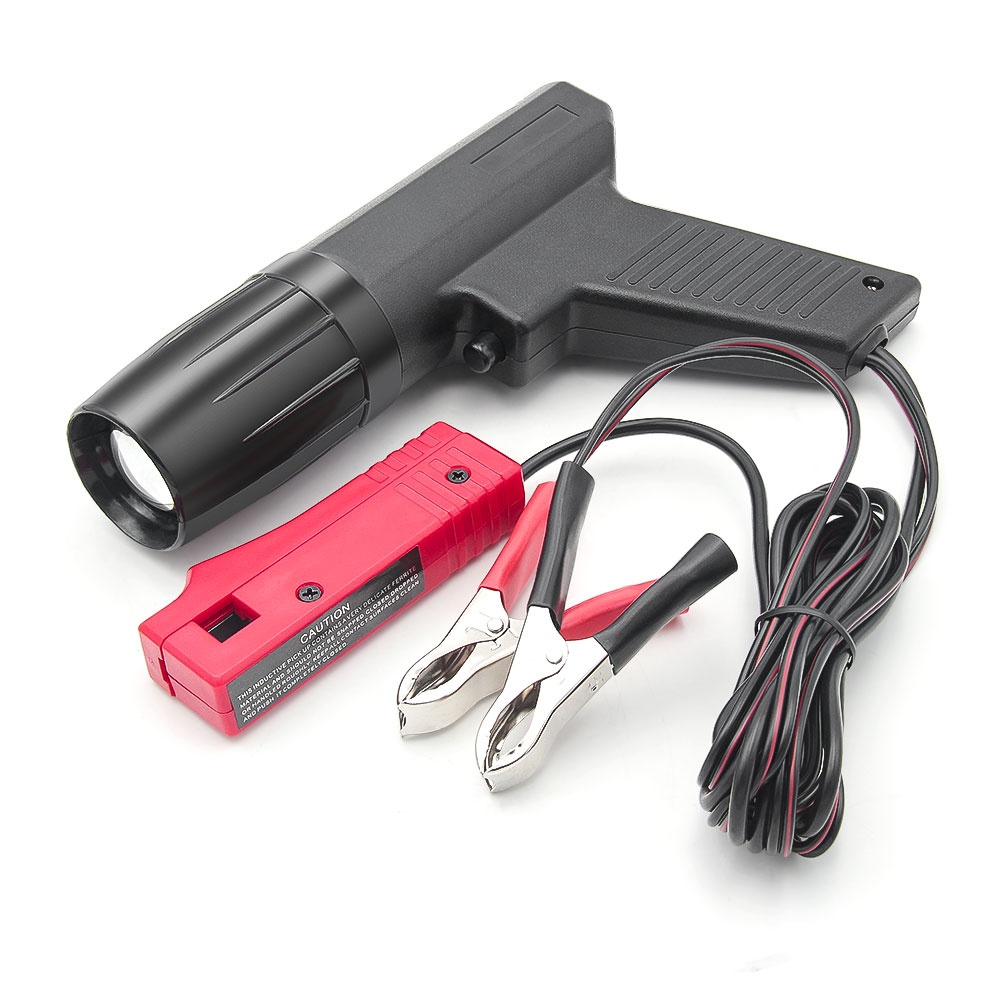 Oferte la Pistol Stroboscopic pentru Reglaj Aprindere Auto 12V, Instrument Inductiv cu Xenon, Profesional pentru Motoare Auto pe Benzina