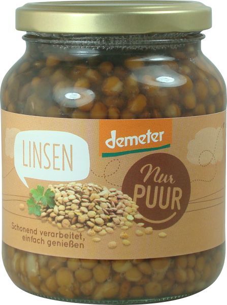 Linte bio, 360g Nur Puur