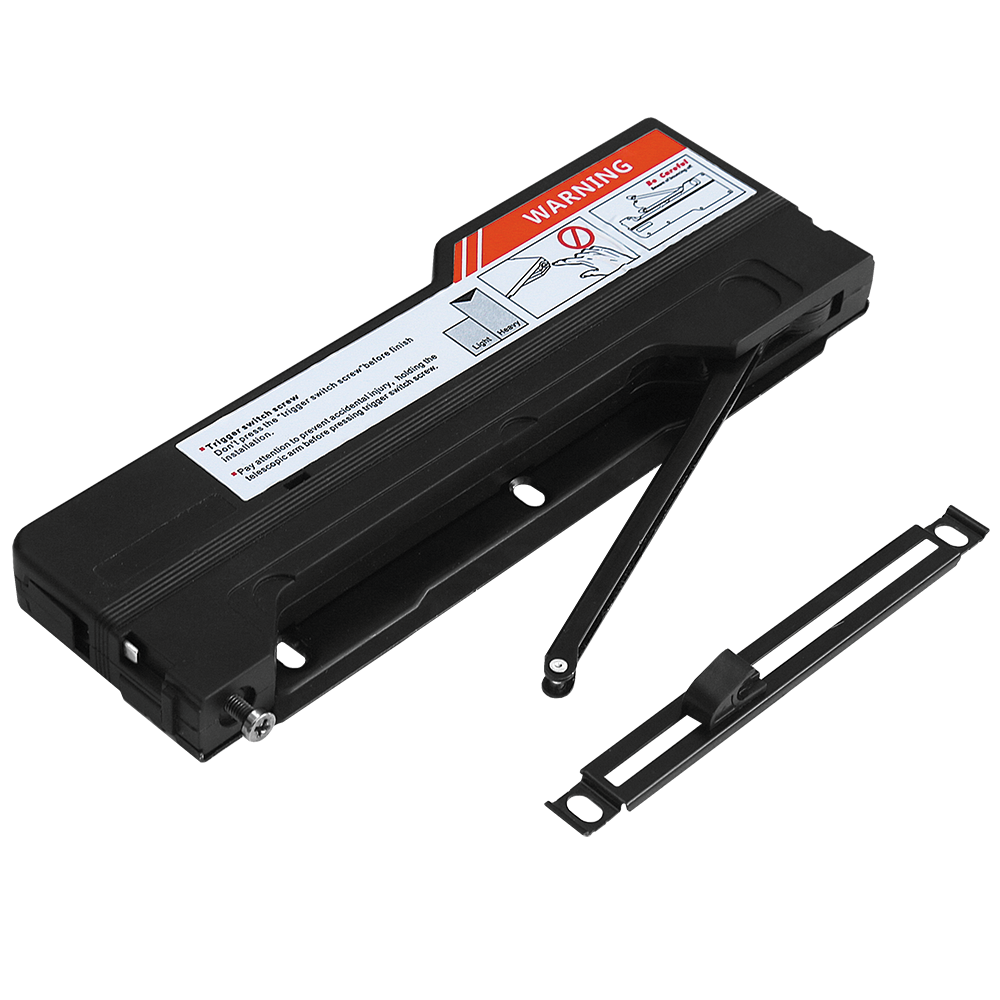 Sistem usa OT Push Open + Soft Close, otel/plastic, negru, 16 kg