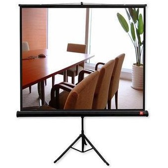 ecran proiectie cu trepied Avtek Standard 150x150cm (1:1) alb mat