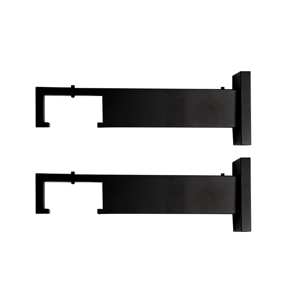 Consola sina AL -PL, cu fixare in perete, negru mat, 20,6 x 3,8 cm
