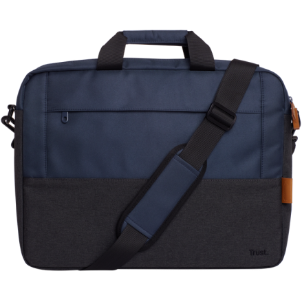 Oferte la Geanta Laptop Lisboa 16inch/40cm 2 Compartimente Material POM Albastru