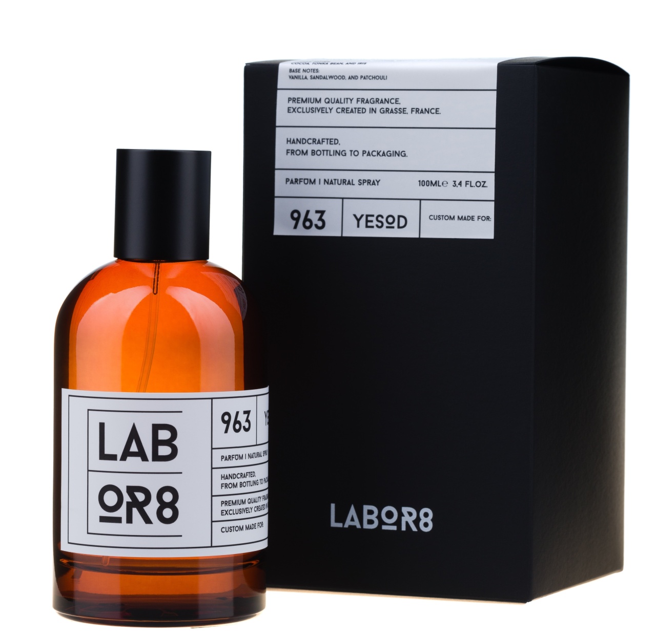 LABOR8, YESOD 963, Apa de Parfum, Unisex (Gramaj: 50 ml)