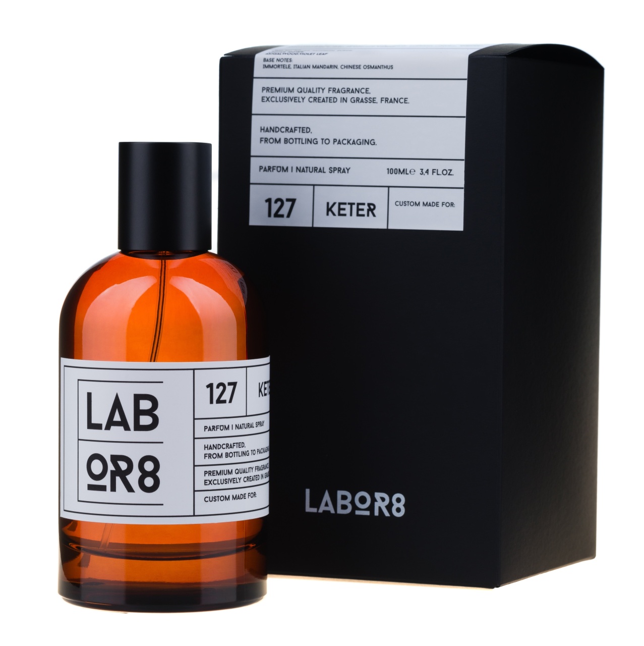 LABOR8, KETER 127, Apa de Parfum, Unisex (Gramaj: 100 ml)