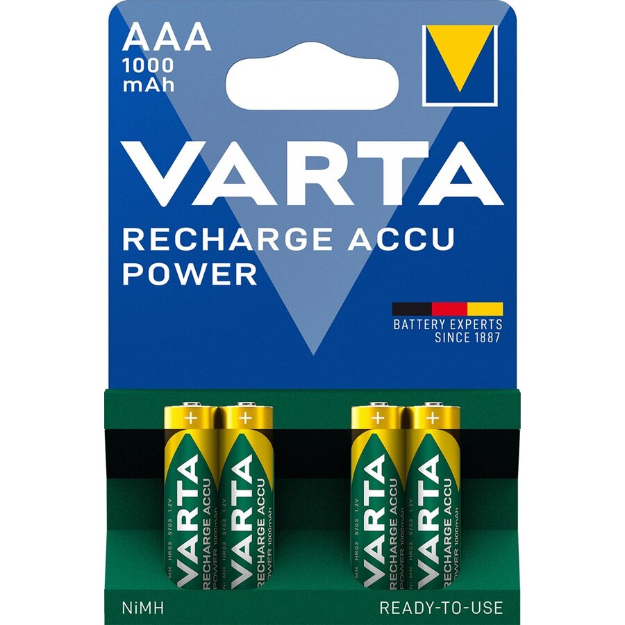 Acumulatori NiMH Micro AAA 1.2V 1000 mAh 4 Buc