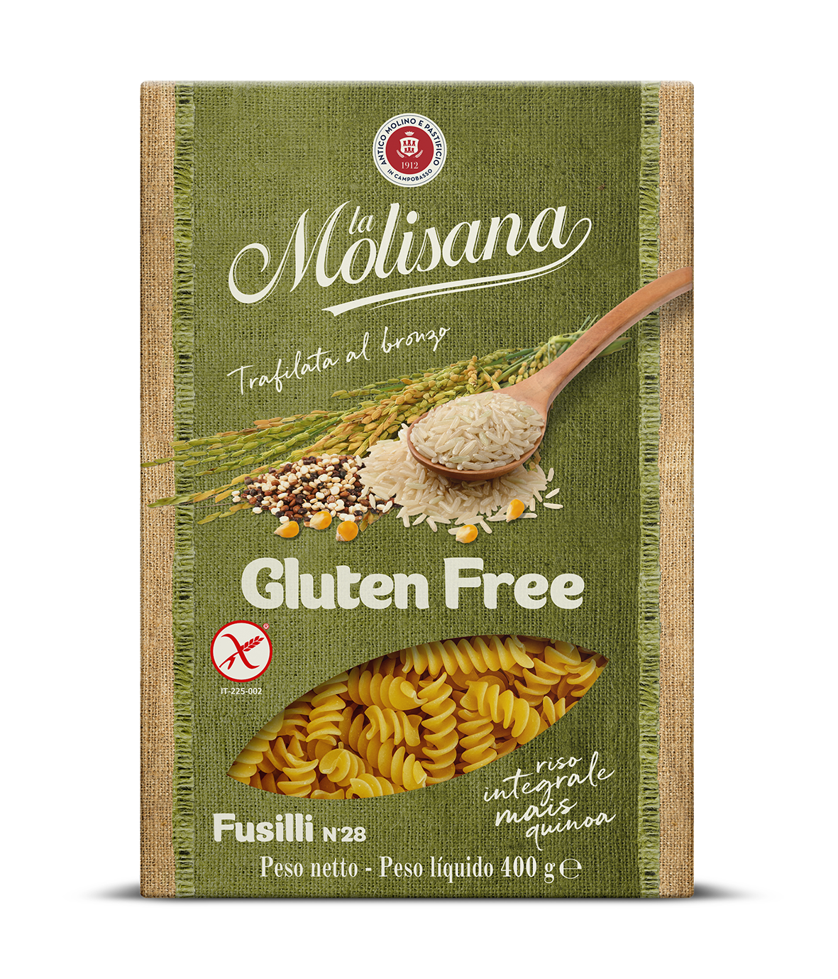 Paste Fara Gluten Fusilli No28 La Molisana 400g