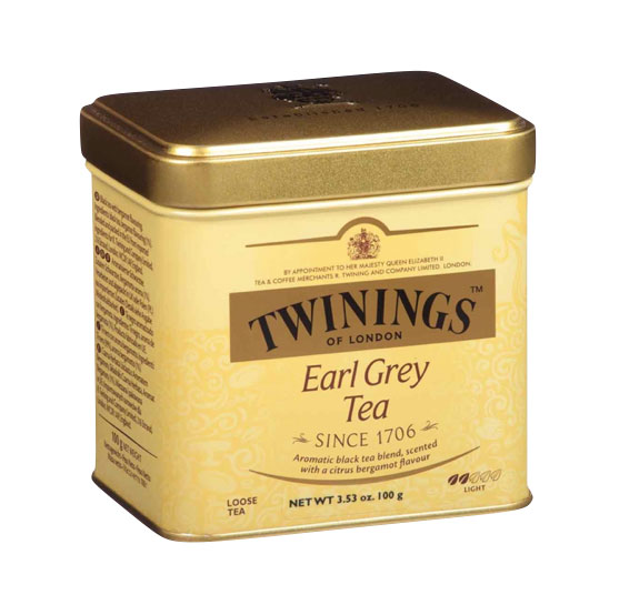Ceai Negru Earl Grey Cutie Metal Twinings 100g